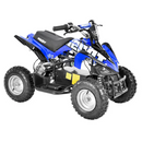 ATV electric pentru copii Hecht 54100 putere 1000 W baterie 36V/12Ah viteza max. 25 km/h autonomie 18 km-Albastru