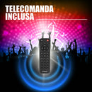 Boxa portabila Samus Phoenix 15 120 W Bluetooth USB slot card TF Aux in radio FM intrare microfon functie True Wireless Stereo functie inregistrare negru microfon inclus telecomanda