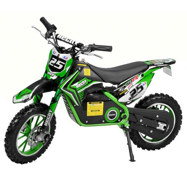 Minicross cu acumulator Hecht 54501 36 v 8 ah capacitate maxima 75 kg autonomie 20 km verde