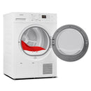 Uscator de rufe Samus SGDP-924 pompa de caldura 9 kg clasa D latime 60 cm memorare program favorit functie Antisifonare blocare acces copii optiune pornire intarziata