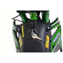 Minicross cu acumulator Hecht 54501 36 v 8 ah capacitate maxima 75 kg autonomie 20 km verde