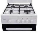 Aragaz pe gaz Samus SM450ABS 4 arzatoare latime 50 cm dispozitiv siguranta plita si cuptor