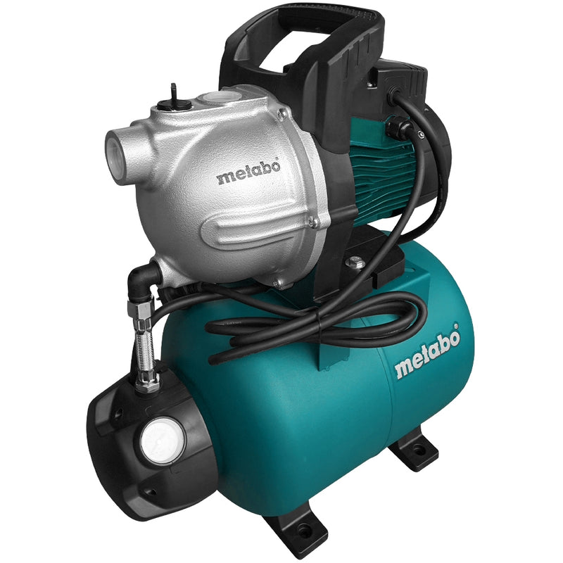 Hidrofor Metabo HWW 4000/25 G putere 1100 W capacitate vas 16 L debit 4 mc/h inaltime refulare 46 m adancime absorbtie 8 m