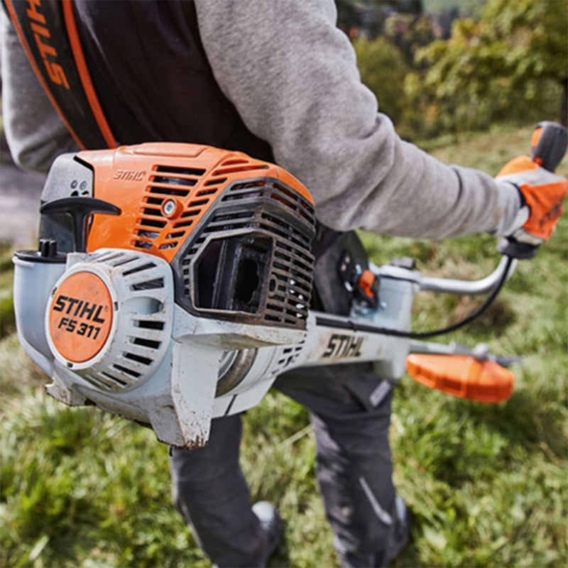 Motocoasa profesionala STIHL FS 311 putere 1.9 CP latime lucru 48cm cutit taietor pentru tufisuri 300-3 centura universala advance plus