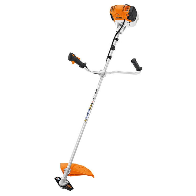 Motocoasa STIHL FS 89 putere 1.3 CP latime lucru 42cm cutit pentru iarba 230-2 chinga dubla pentru umeri + ulei amestec 2T 1L + service kit 30