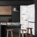 Combina Frigorifica Samus SCX357NFDE 251 litri Full No Frost clasa E inaltime 181 cm dozator apa termostat reglabil usi reversibile lumina interioara tip LED picioare reglabile