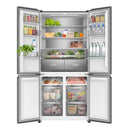 Frigider Side by Side Slot-in cu 4 usi Samus S4DX-650NFE 505 litri clasa E inaltime 190.2 cm Full No Frost Multi Climate System Slot-in afisaj LCD lumina interioara LED picioare reglabile