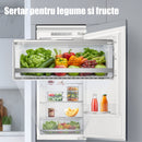 Combina frigorifica incorporabila Samus SCBI395NFE 300 litri Full No Frost clasa E inaltime 195.5 cm Super Freeze termostat reglabil iluminare LED usi reversibile