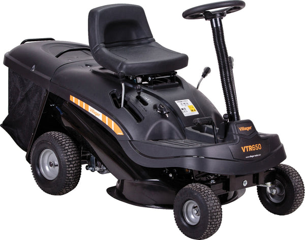 Tractoras de tuns iarba Villager Rider VTR 650 putere 6.4 cp latime lucru 61 cm motor Loncin 196 cmc suprafata cosirii 4000 m2