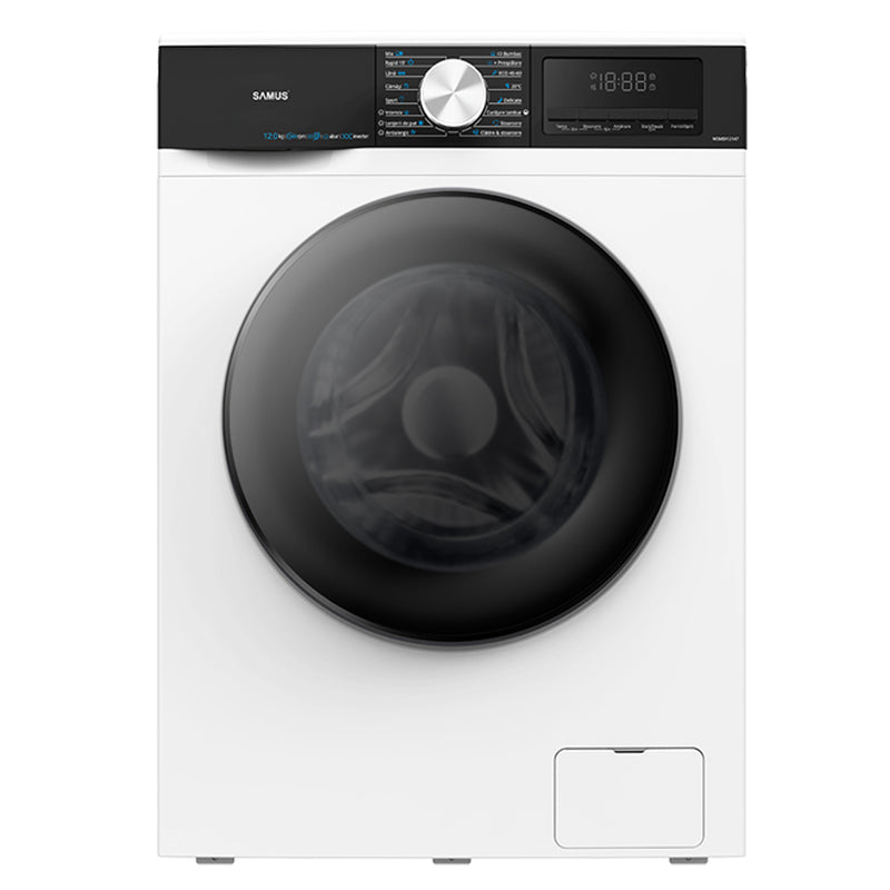 Masina de spalat rufe Samus WSMDI12147 12 kg 16 programe Alb Clasa energetica A 595x650x850mm