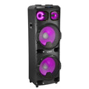 Boxa portabila Samus Phoenix 15 120 W Bluetooth USB slot card TF Aux in radio FM intrare microfon functie True Wireless Stereo functie inregistrare negru microfon inclus telecomanda