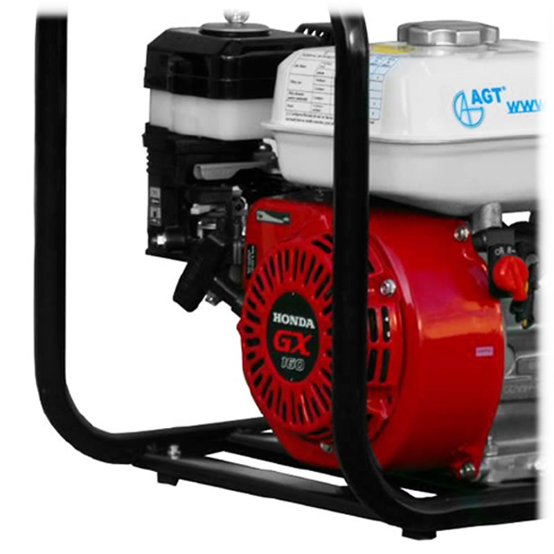 Motopompa profesionala apa curata AGT WP 20 HKX 2" motor Honda GX160 5.5 CP 163 cmc 4 timpi debit 36 mc/h refulare 26 m absorbtie 8 m