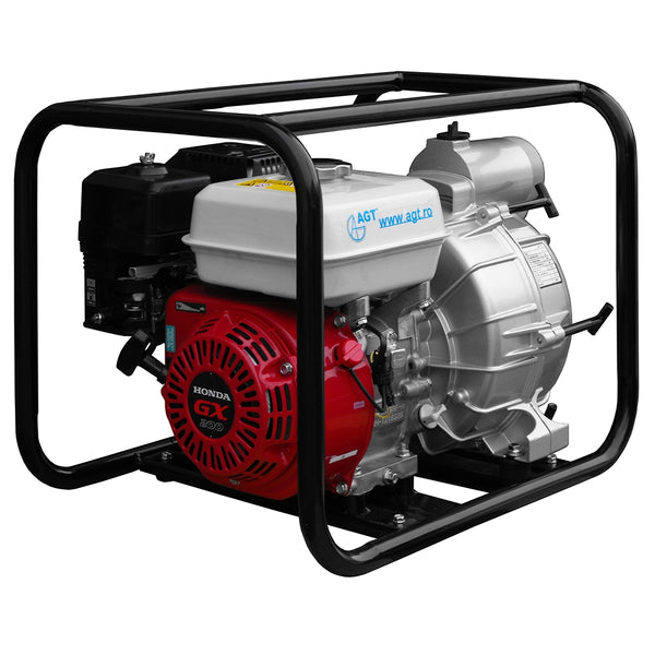 Motopompa apa Murdara AGT WPT 30 HKX 3" motor Honda GX200 6.5 CP 196 cmc 4 timpi debit 72 mc/h refulare 28 m absorbtie 7 m