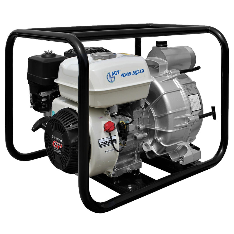 Motopompa apa Murdara AGT WPT 30 HKX 3" motor Honda GP200 6.5 CP 196 cmc 4 timpi debit 72 mc/h refulare 28 m absorbtie 7 m