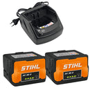 Set Incarcator STIHL AL 101 + 2x Acumulator STIHL AK 30 S Plus