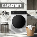 Uscator de rufe Samus SWDP-918 8 kg pompa de caldura 18 programe Clasa energetica E anti-sifonare blocare acces copii