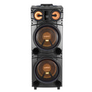 Boxa portabila Samus Fiesta 12 100 W Bluetooth USB slot card SD Aux in radio FM intrare microfon functie True Wireless Stereo negru microfon inclus telecomanda
