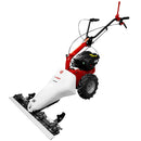 Motocoasa profesionala cu lama ROMTC87 motor Briggs&Stratton 3.5 CP bara cosire Europa 87 cm roti cauciuc pline 13x5.00-6 sistem brevetat dubla lama