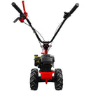 Motocoasa profesionala cu lama ROMTC87 motor Briggs&Stratton 3.5 CP bara cosire Europa 87 cm roti cauciuc pline 13x5.00-6 sistem brevetat dubla lama