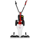 Motocoasa profesionala cu lama ROMTC87 motor Briggs&Stratton 3.5 CP bara cosire Europa 87 cm roti cauciuc pline 13x5.00-6 sistem brevetat dubla lama