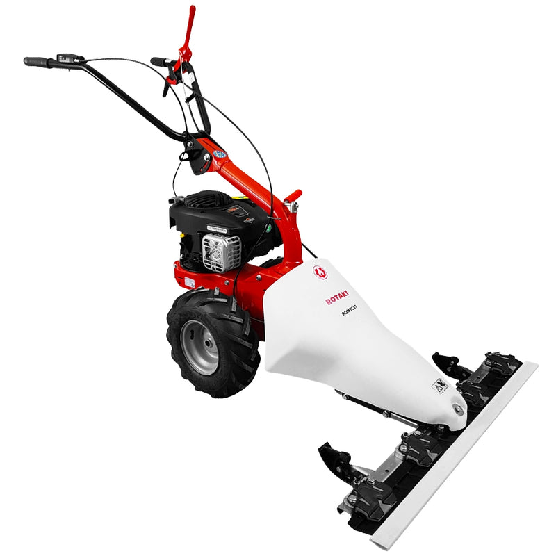 Motocoasa profesionala cu lama ROMTC87 motor Briggs&Stratton 3.5 CP bara cosire Europa 87 cm roti cauciuc pline 13x5.00-6 sistem brevetat dubla lama