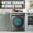 Uscator de rufe Samus SWDP-919DS 8 kg pompa de caldura 18 programe Clasa energetica E anti-sifonare blocare acces copii