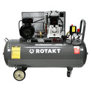 Compresor Rotakt ROCP‑S100 Cu 2 Pistoane Putere 2.2 kW Presiune 10 bar Debit 250 l/min Capacitate 100l