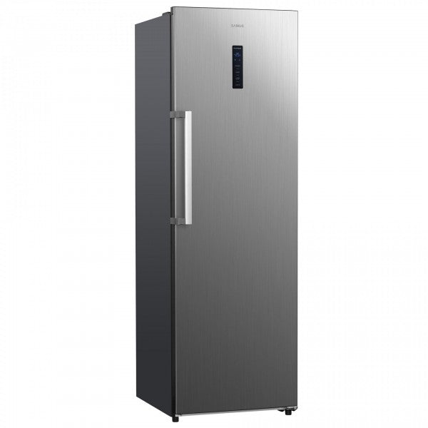 Congelator Samus SCXE346NFE 274 litri Full No Frost clasa E 4 sertare + 2 rafturi sticla inaltime 185 cm Multi Air Flow compartiment Jumbo Box afisaj LED usa reversibila iluminare LED