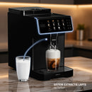 Espressor cafea Samus Sublime 19 Rasnita profesionala- 300 g 19 bari Putere 1200-1400 W Rezervor apa 2 L Sistem extractie lapte cu furtun 25 cm 10 tipuri de bauturi Multiple tipuri de reglaje