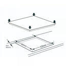 Plita incorporabila vitroceramica Samus PSVE-43BG1 3 zone de gatit 4700 W control touch 9 trepte putere indicator caldura reziduala blocaj de siguranta timer