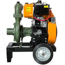 Motopompa presiune apa curata Antor 4LD820 LY3 4" motor 17 CP diesel debit 80 mc/h refulare 65 m pornire electrica