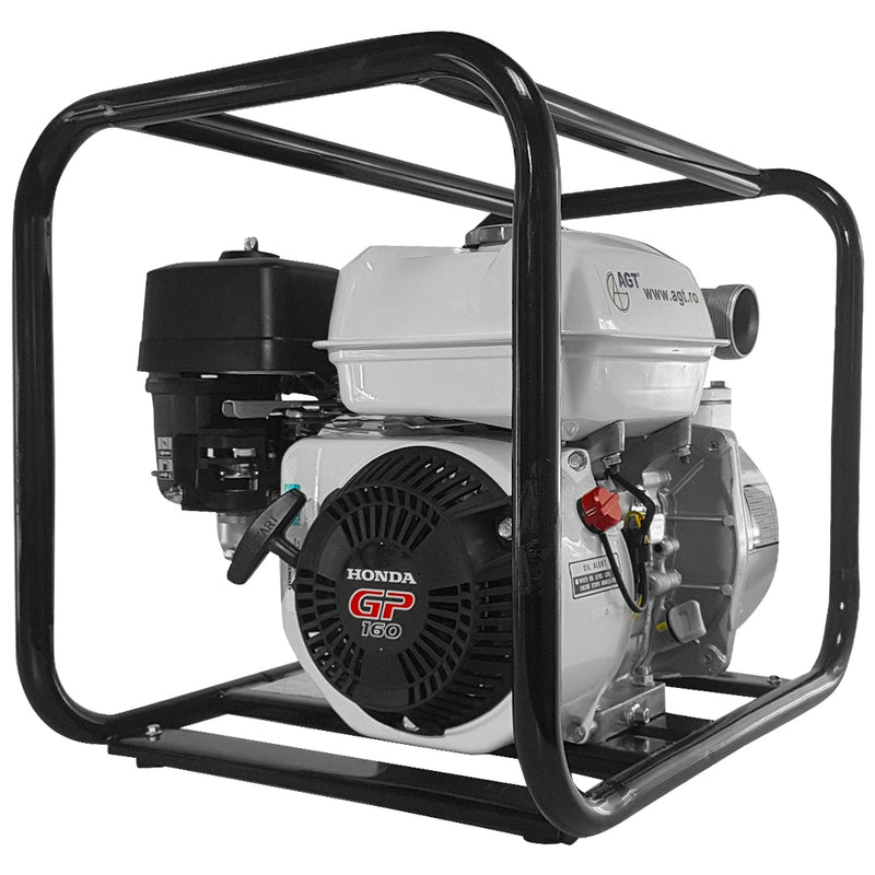 Motopompa de apa curata AGT WP 20 HKX 2" motor Honda GP 160 5.5 CP 163 cmc 4 timpi debit 36 mc/h refulare 26 m absorbtie 8 m