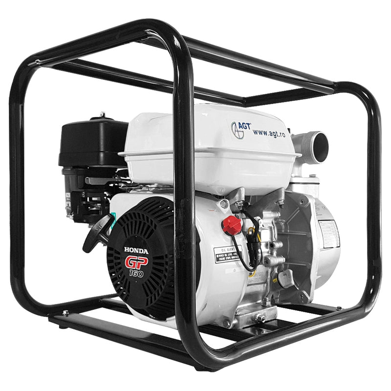 Motopompa de apa curata AGT WP 20 HKX 2" motor Honda GP 160 5.5 CP 163 cmc 4 timpi debit 36 mc/h refulare 26 m absorbtie 8 m