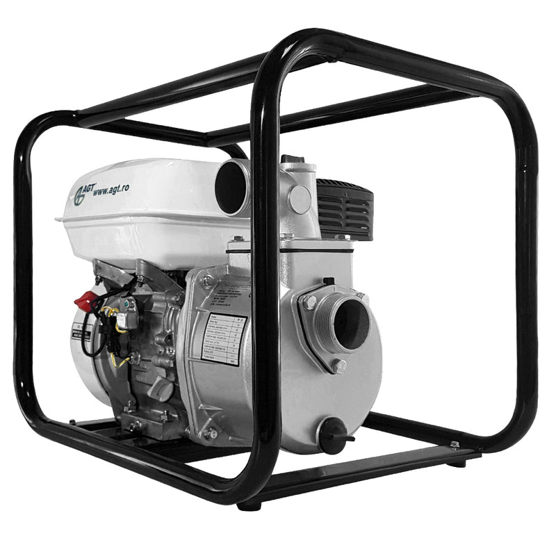 Motopompa de apa curata AGT WP 20 HKX 2" motor Honda GP 160 5.5 CP 163 cmc 4 timpi debit 36 mc/h refulare 26 m absorbtie 8 m