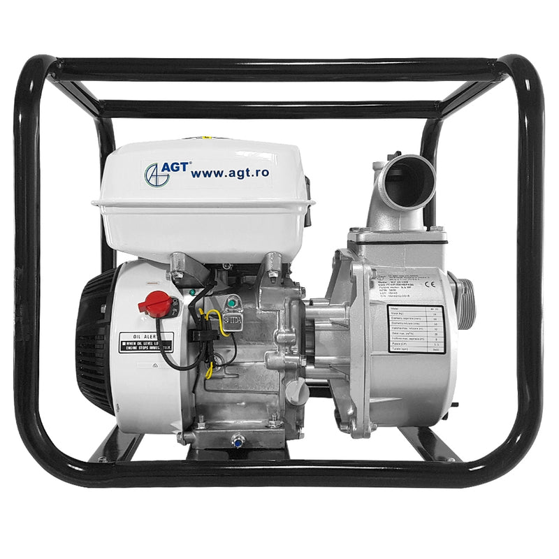 Motopompa de apa curata AGT WP 20 HKX 2" motor Honda GP 160 5.5 CP 163 cmc 4 timpi debit 36 mc/h refulare 26 m absorbtie 8 m