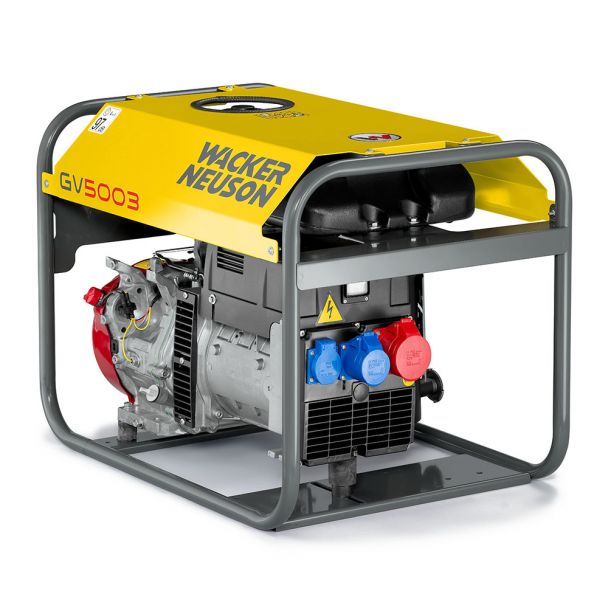 Generator de curent pe benzina Wacker Neuson GV5003A portabil trifazat 4.3 kW