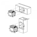Cuptor electric incorporabil Samus SC627GDX10 clasa A 75 litri 10 functii grill ventilator timer touch control 2800 W