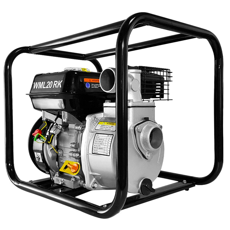 Motopompa MediaLine WML20RK 2" pentru apa curata motor 7 CP debit maxim 30 m³/h inaltime refulare 32 m adancime aspiratie 8 m