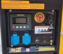 Generator curent Stager YDE12E3 putere 9.6 kW 400V diesel pornire electrica open frame roti transport