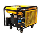 Generator curent Stager YDE12E3 putere 9.6 kW 400V diesel pornire electrica open frame roti transport