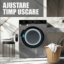 Uscator de rufe Samus SADP-836DS pompa de caldura 8 kg clasa D latime 60 cm functie Antisifonare igienizare UV blocare acces copii optiune pornire intarziata
