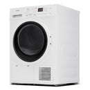 Uscator de rufe Samus SGDP-824 pompa de caldura 8 kg clasa E latime 60 cm memorare program favorit functie Antisifonare blocare acces copii optiune pornire intarziata