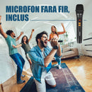 Boxa portabila Samus Phoenix 15 120 W Bluetooth USB slot card TF Aux in radio FM intrare microfon functie True Wireless Stereo functie inregistrare negru microfon inclus telecomanda