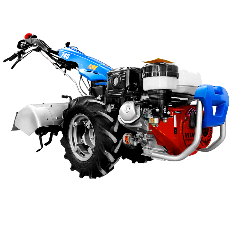 Pachet Motocultor BCS 740 Power Safe HONDA GX390 13 CP cu freza tractata 80 cm