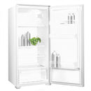 Frigider - racitor incorporabil cu o usa Samus SRBI223 cu 1 usa si 4 rafturi 199 litri clasa F inaltime 123 cm termostat reglabil usa reversibila lumina interioara tip LED picioare reglabile accesorii de montaj incluse