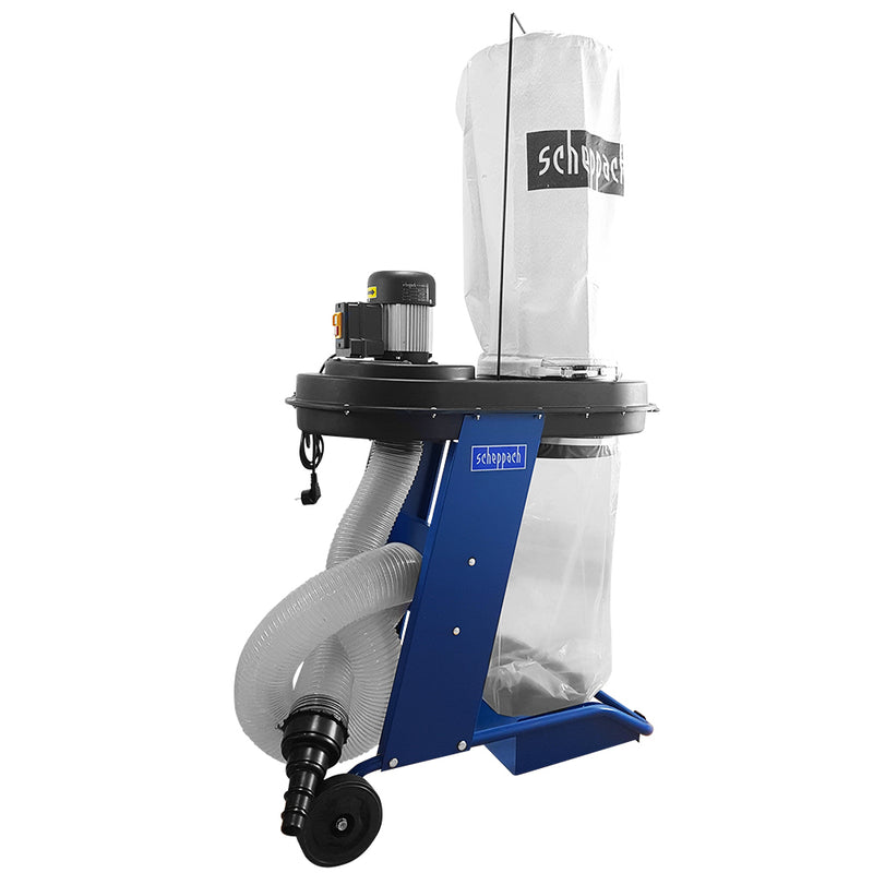 Aspirator rumegus Scheppach HD 12 putere absorbita 550 W debit aer 1150 m3/h recipient 75l