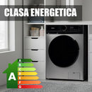 Masina de spalat rufe Samus WSADI-10145DS 10 kg 1400 rpm clasa A adancime 53.5 cm motor inverter auto-echilibrare tambur eliminare par de animale curatare tambur pornire intarziata blocare acces copii