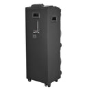 Boxa portabila Samus Fiesta 12 100 W Bluetooth USB slot card SD Aux in radio FM intrare microfon functie True Wireless Stereo negru microfon inclus telecomanda