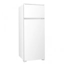 Frigider incorporabil Samus SDBI294E cu 2 usi si 4 rafturi 205 litri clasa E inaltime 145 cm termostat reglabil lumina interioara tip LED picioare reglabile