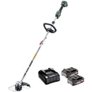 Pachet Trimmer METABO RTD 18 LTX BL30 motor 18V latime taiere 30 cm turatie 6500 rpm + Set 2 acumulatori 18V LiPower 2Ah si incarcator SC36